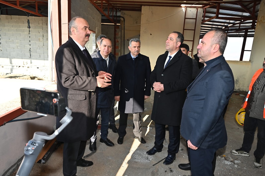 Vali Canalp, Taşlıdere’deki Wellness Jeotermal Oteli ziyaret etti