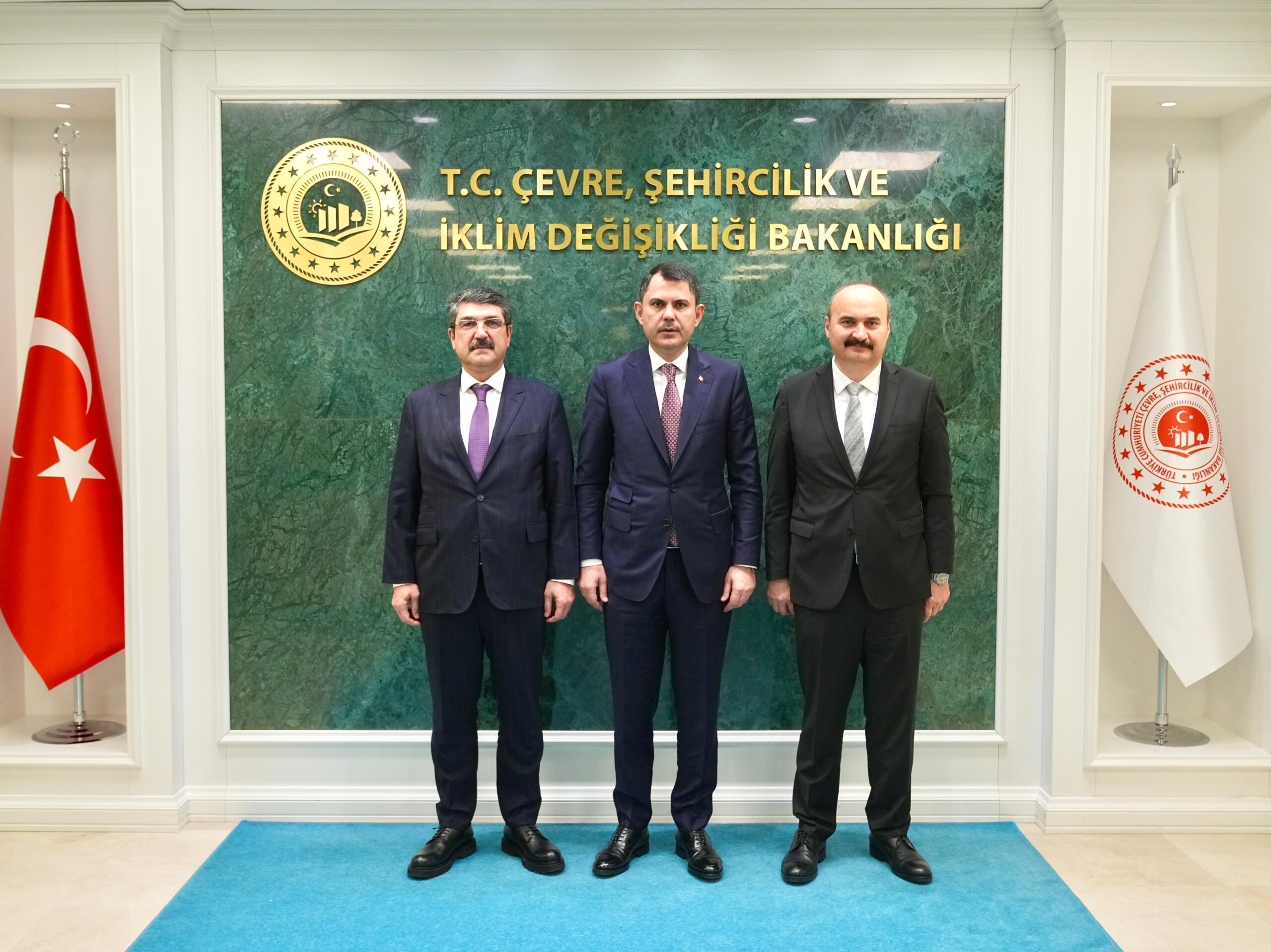 Vali Canalp ve Milletvekili Nasıroğlu’ndan Bakan Kurum’a Ziyaret