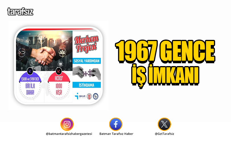 1967 Gence İş İmkanı