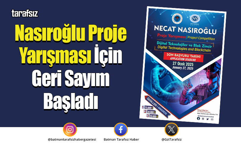 Nasıroğlu Proje Yarışması İçin Geri Sayım Başladı
