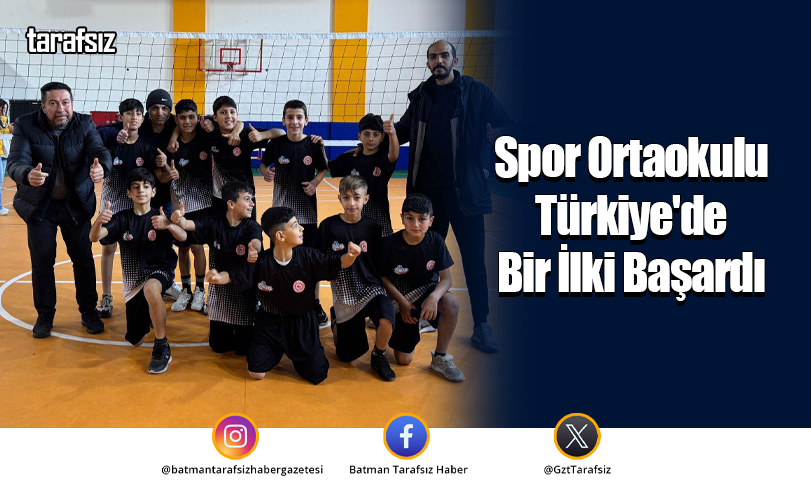 Spor Ortaokulu Türkiye’de Bir İlki Başardı