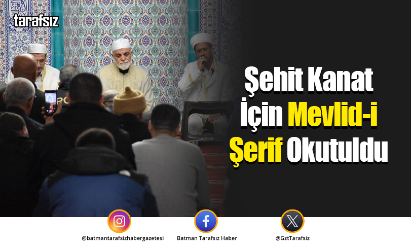 Şehit Kanat İçin Mevlid-i Şerif Okutuldu