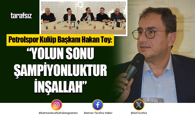 ”Yolun Sonu Şampiyonluktur İnşallah”