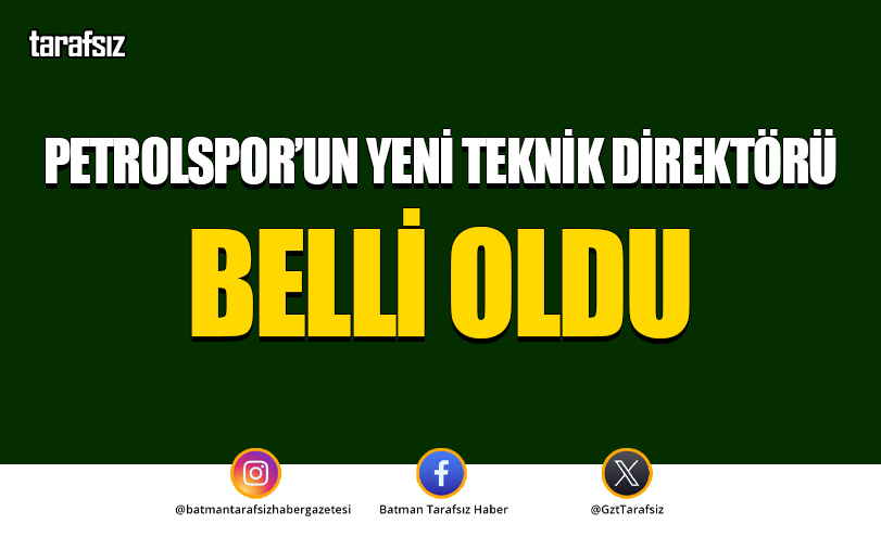 Petrolspor’un Yeni Teknik Direktörü Belli Oldu