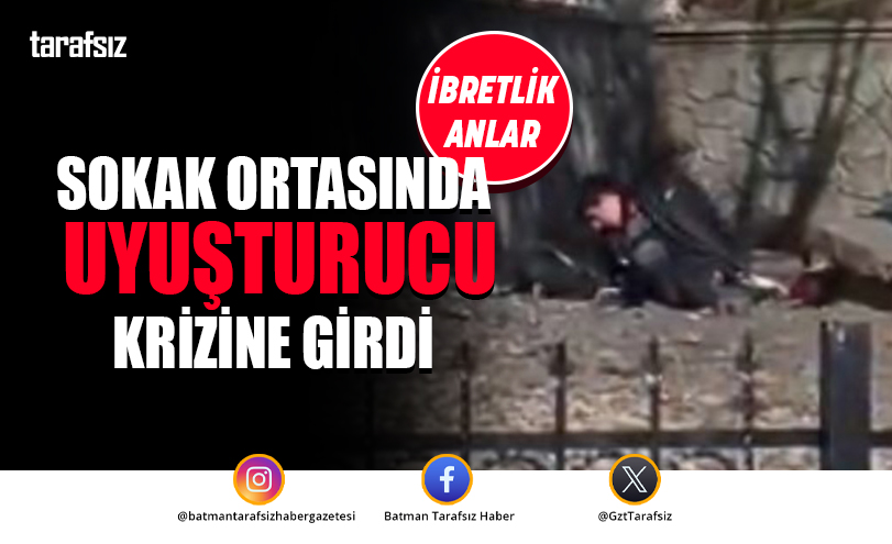 Sokak Ortasında Uyuşturucu Krizine Girdi