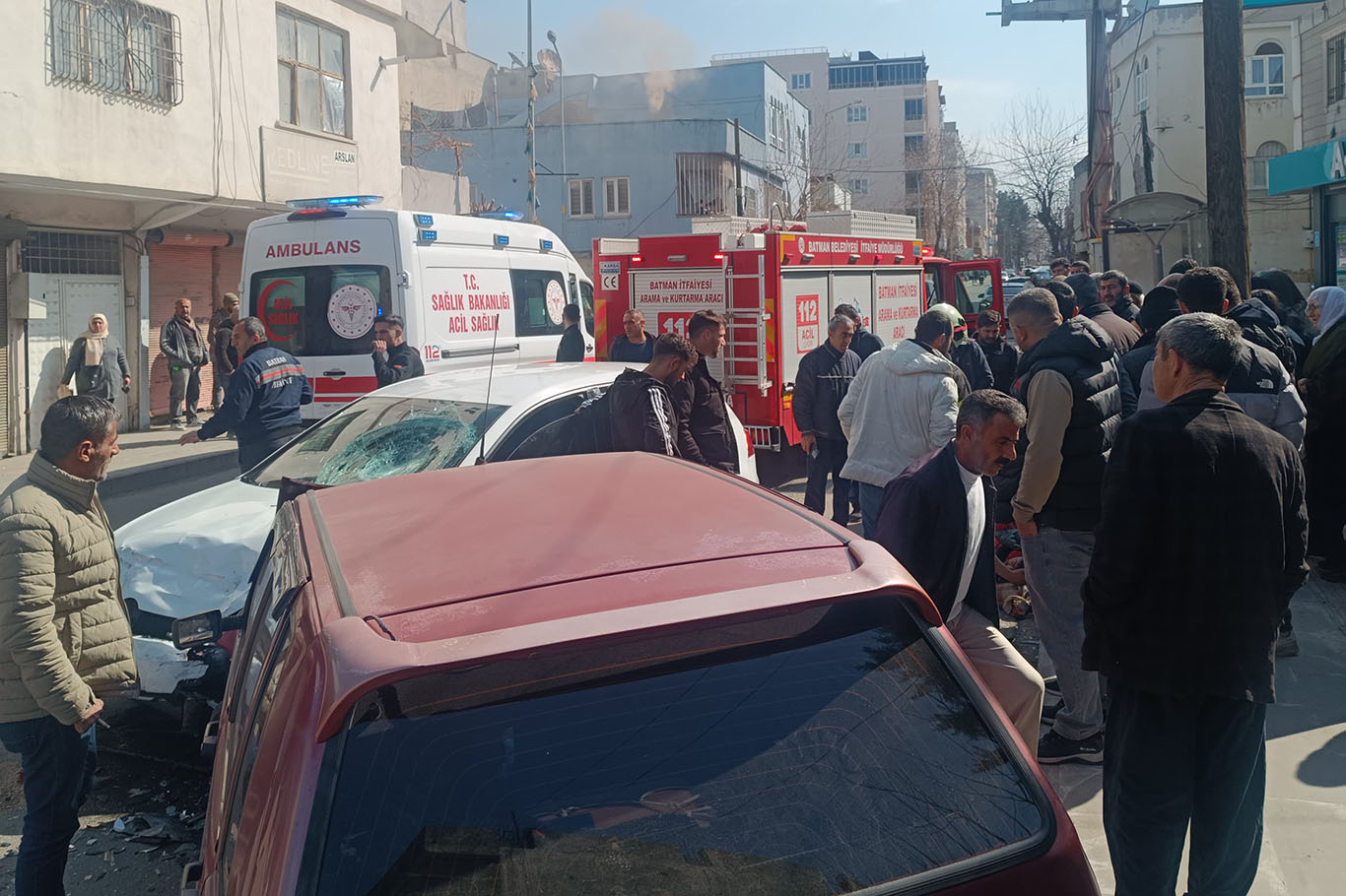 Batman’da Trafik Kazası: 1’i Ağır 3 Yaralı