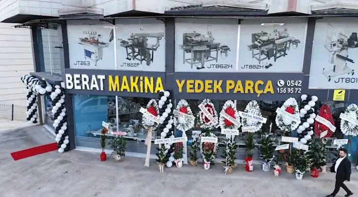 Berat Tekstil Makina ve Yedek Parça Yeni Yerinde Hizmete Açıldı