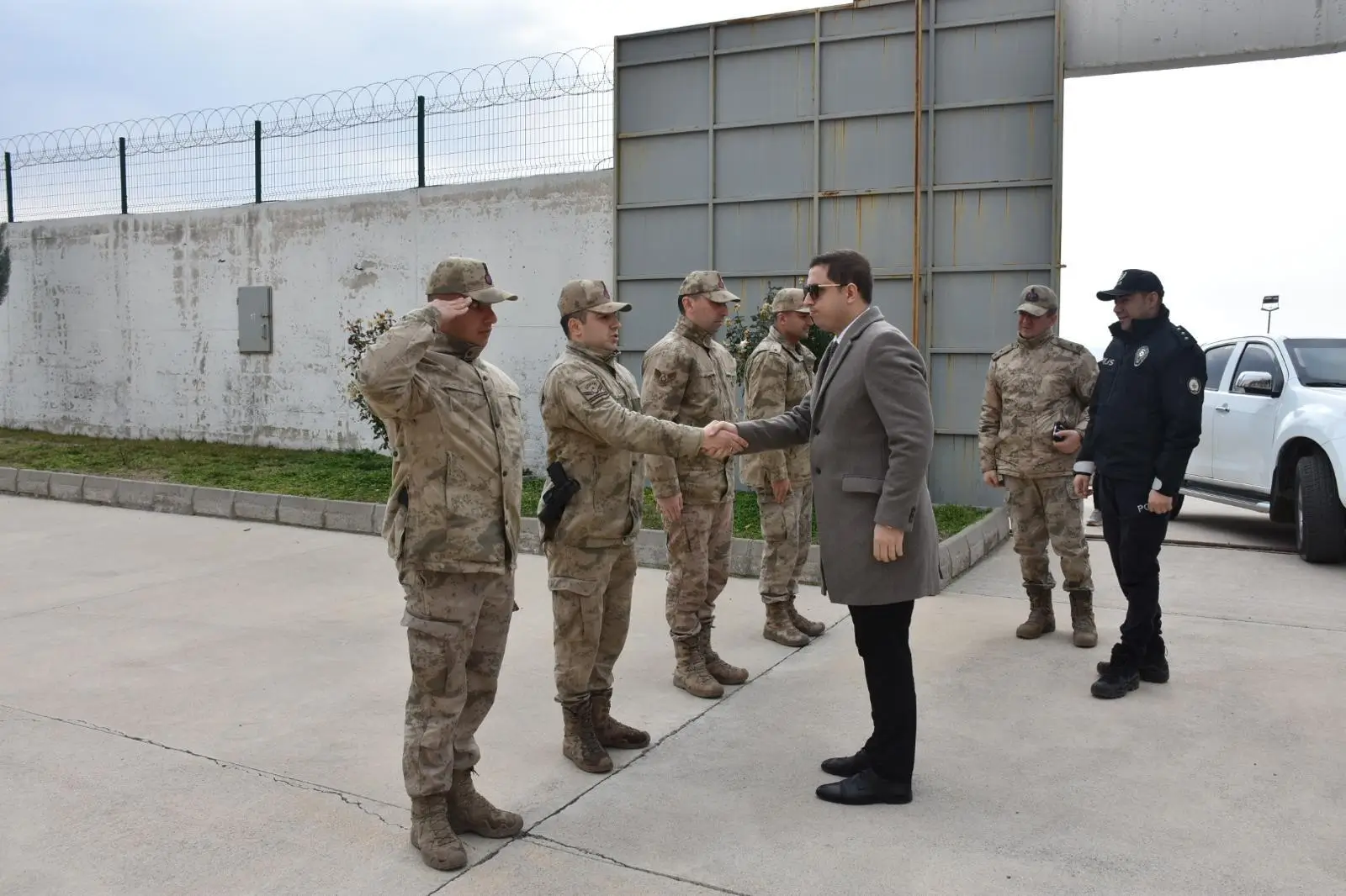 Kaymakam Başar’dan Üs Bölgesi Ziyaretleri
