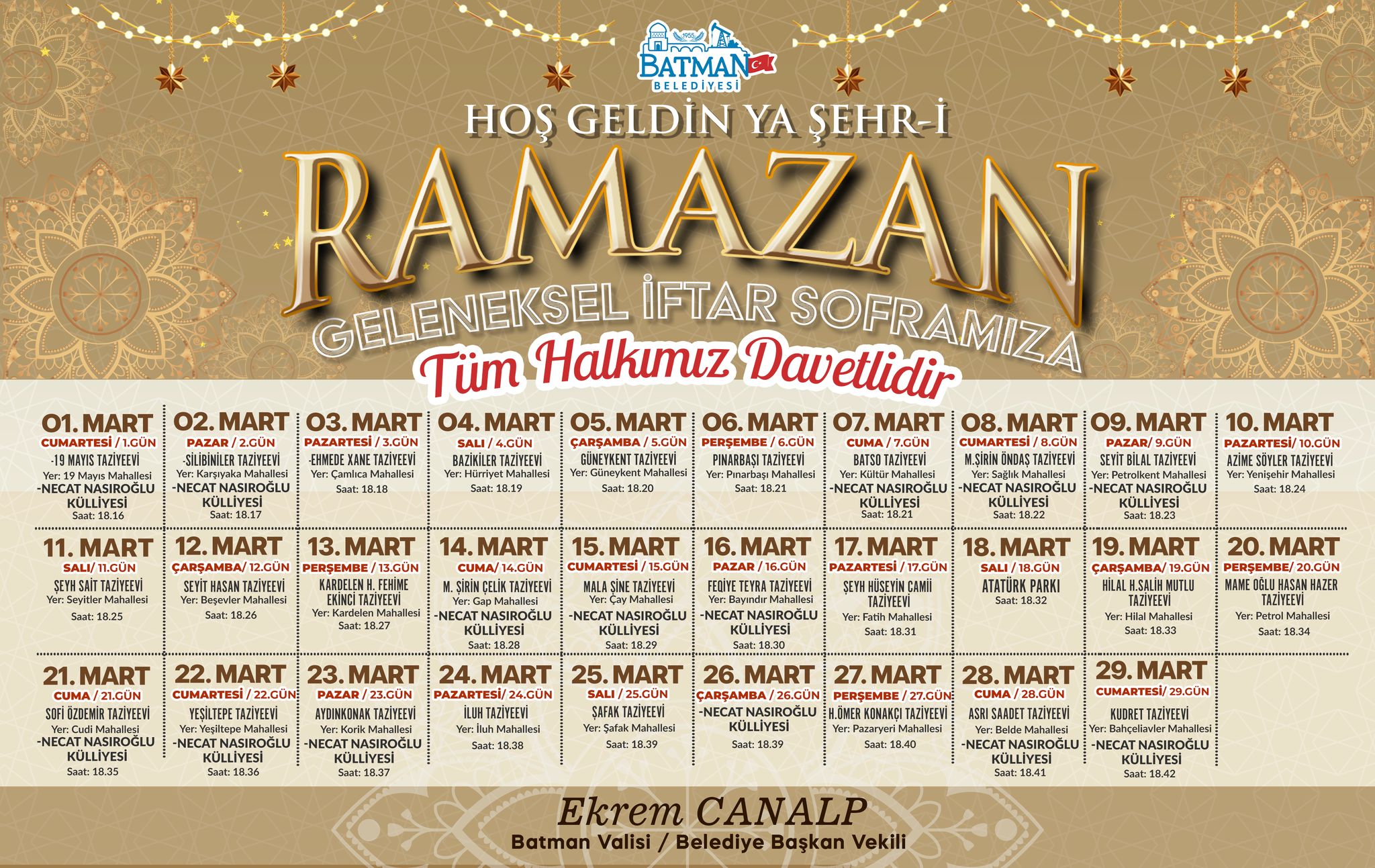 Batman Belediyesi’nden Ramazan’da Anlamlı Hizmet