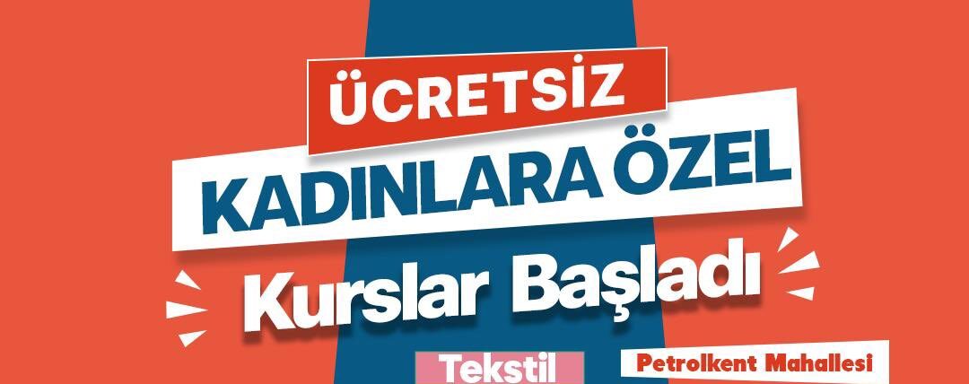 Belediye’den Kadınlara Özel Ücretsiz Kurslar