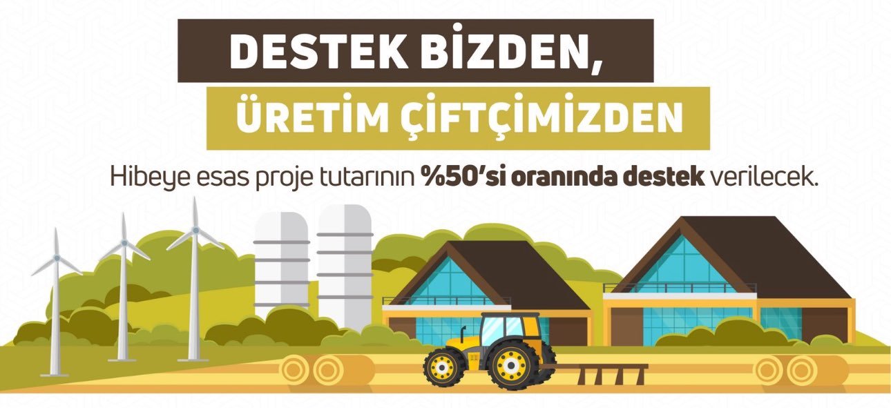 Tarımsal Yatırımlara %50 Hibe Desteği