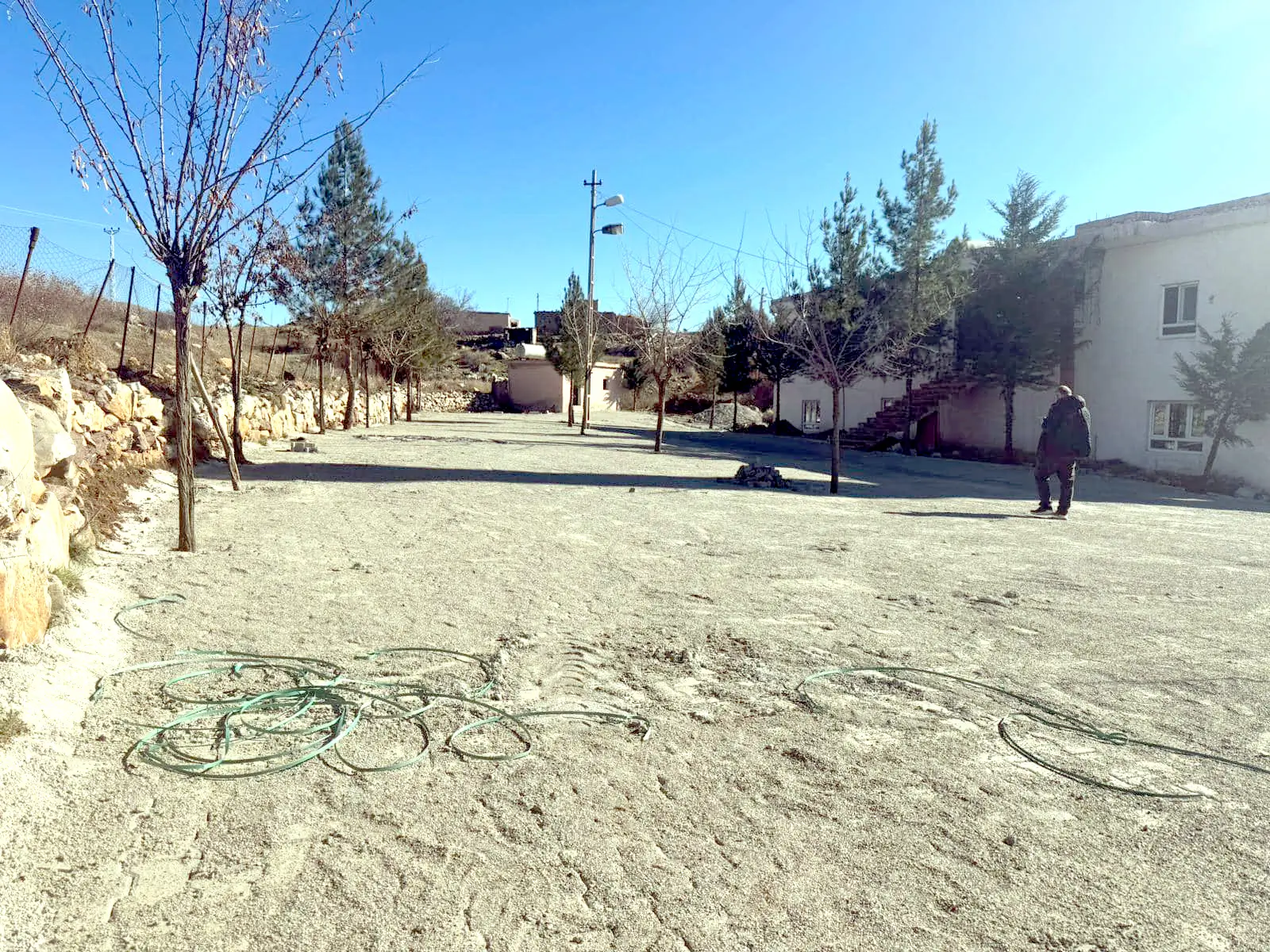 Dere Köyü Tava Mezrasında Kilitli Parke Taşı Çalışması Tamamlandı