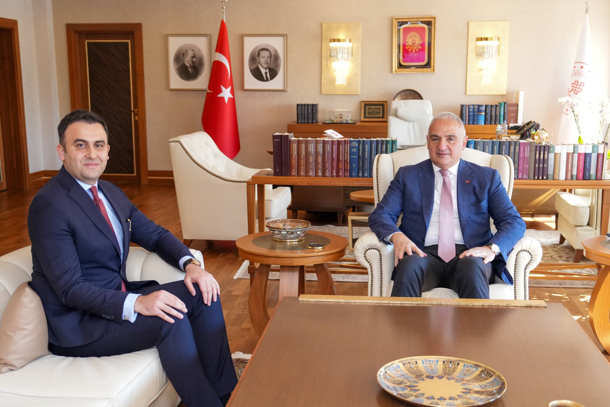 Kaymakam İmrak’tan Kültür ve Turizm Bakanı’na Ziyaret