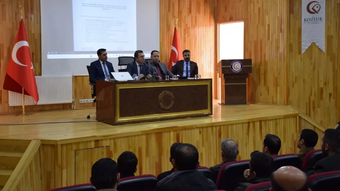 2024-2025 Eğitim-Öğretim Yılı Okul Müdürleri Toplantısı Yapıldı