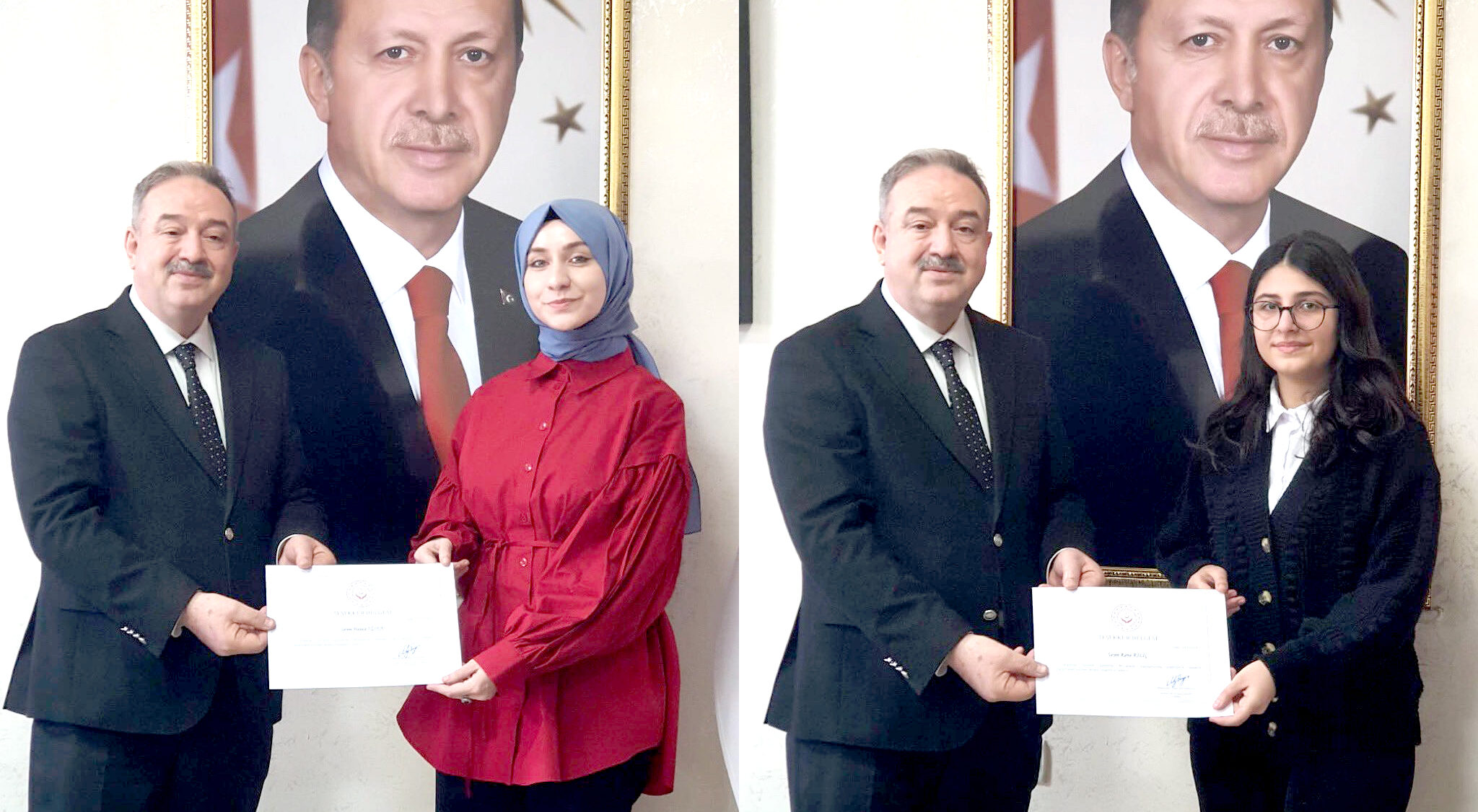 Batman Anadolu Lisesi Öğrencilerine Başarı Belgesi