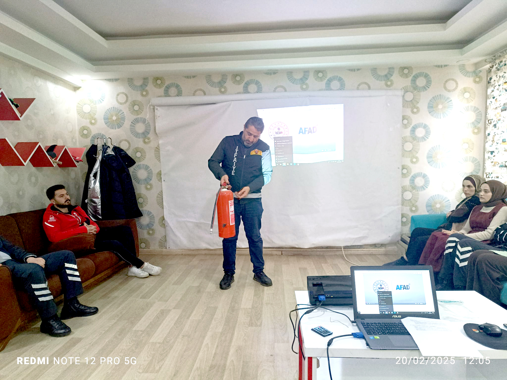 Yangın Güvenliği Eğitimleri Sason’da Başladı