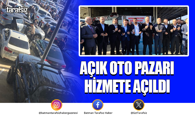Açık Oto Pazarı Hizmete Açıldı
