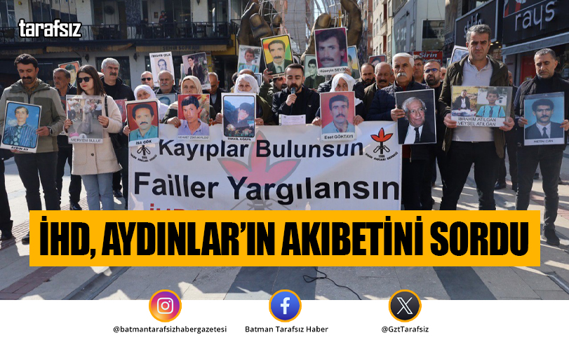 İHD, Aydınlar’ın Akıbetini Sordu