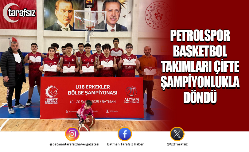 Petrolspor Basketbol Takımları Çifte Şampiyonlukla Döndü