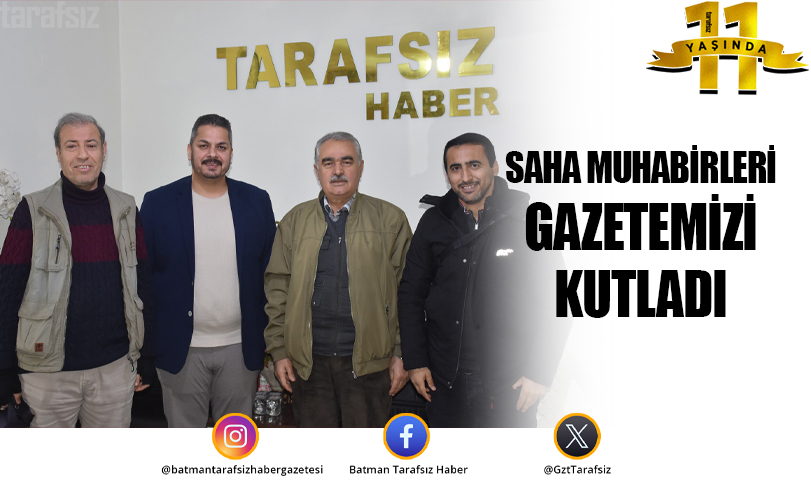 Saha Muhabirleri Gazetemizi Kutladı