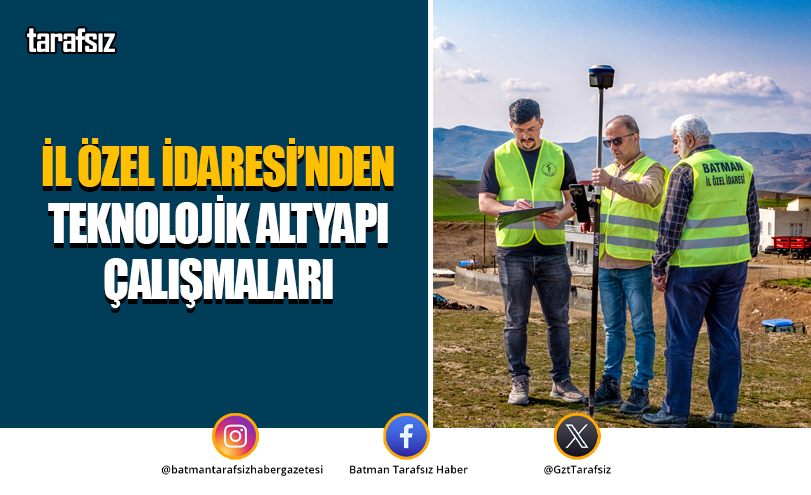 İl Özel İdaresi’nden Teknolojik Altyapı Çalışmaları