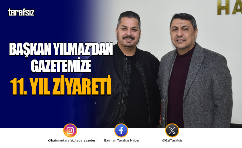 Başkan Yılmaz’dan Gazetemize 11. Yıl Ziyareti