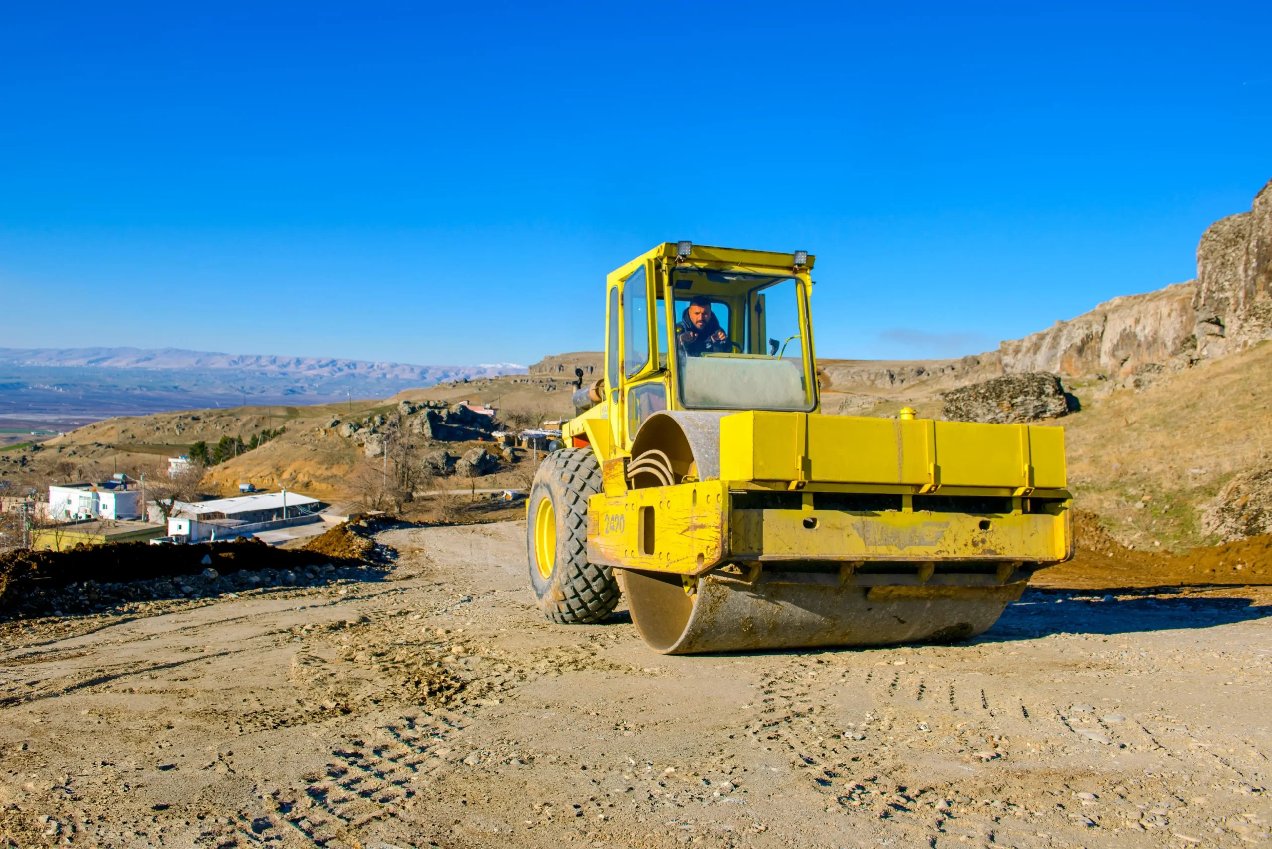 Yeşilöz Köyü’nde İl Özel İdare Yol Çalışması