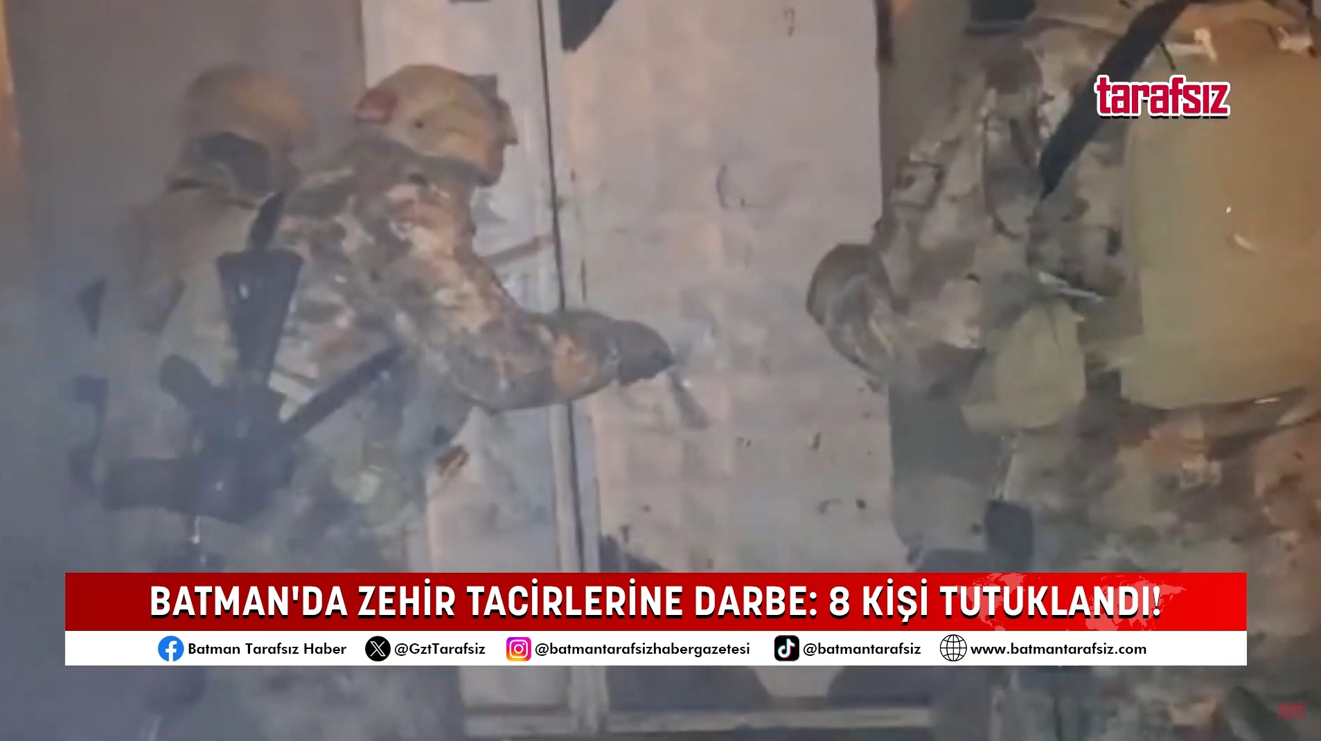 Batman’da Zehir Tacirlerine Darbe: 8 Kişi Tutuklandı!