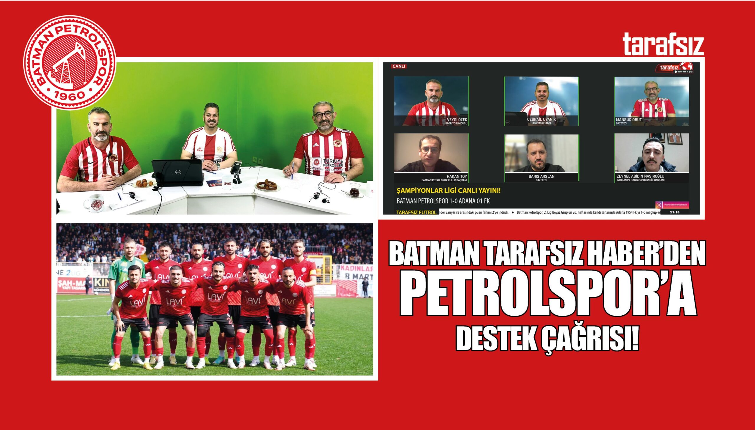 Batman Tarafsız Haber’den Petrolspor’a Destek Çağrısı!