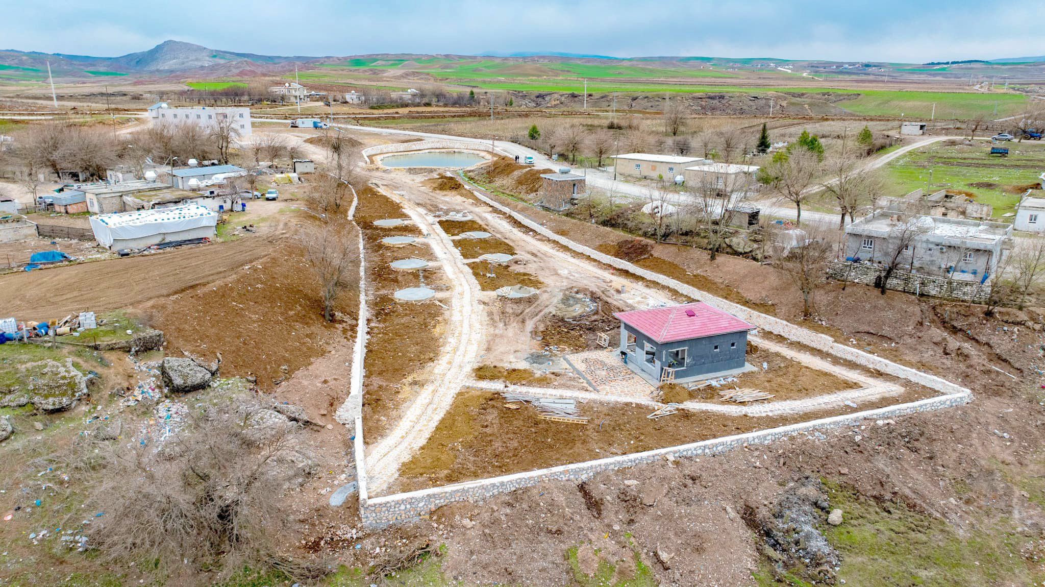 Erzen Balıklıgöl Rekreasyon Alanında Proje Çalışmaları Devam Ediyor