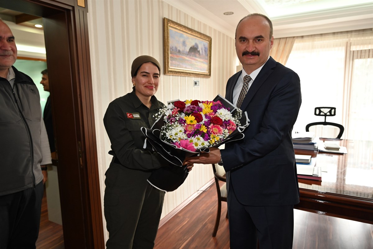 Vali Canalp’a Ormancılık Haftası Ziyareti