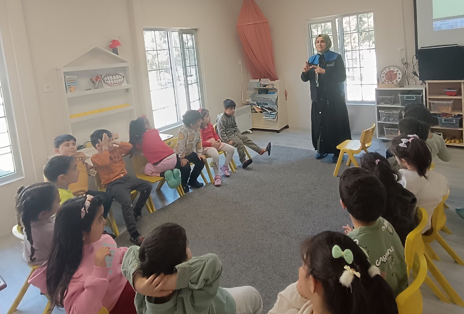 AFAD, Kültür Anaokulu’nda Afet Farkındalık Eğitimi Düzenledi