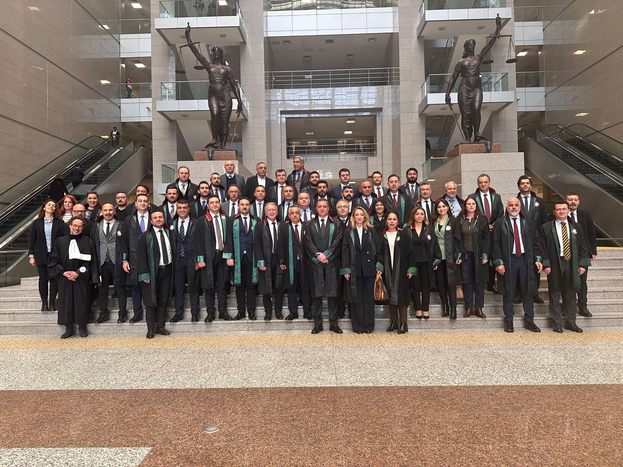 Batman Barosu’ndan İstanbul Barosu’na Destek