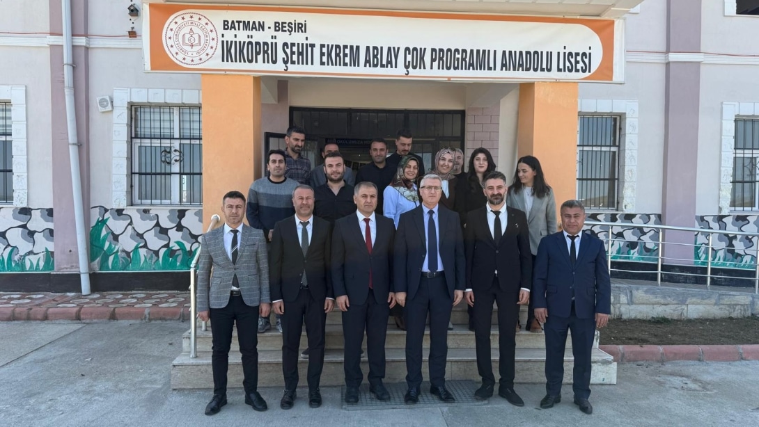 İl Milli Eğitim Müdürü Ciğer Beşiri’de Ziyaretlerde Bulundu