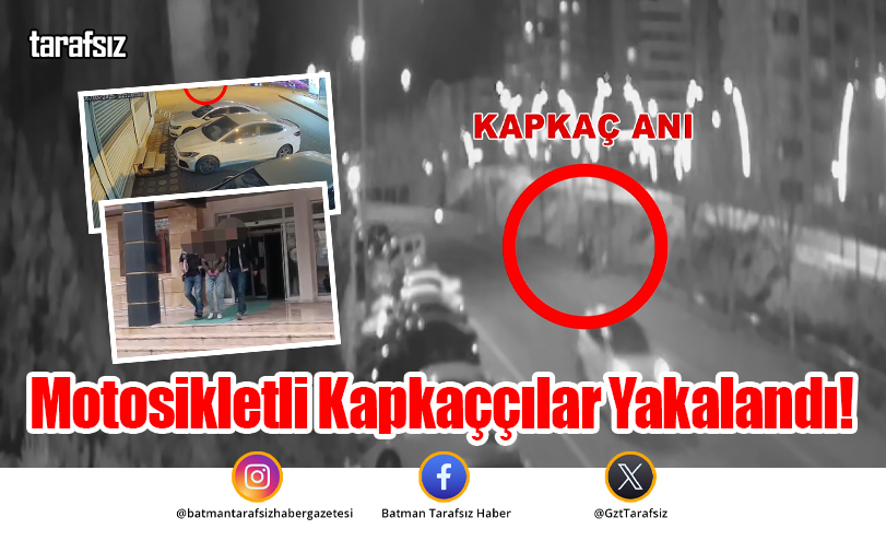 Motosikletli Kapkaççılar Yakalandı!