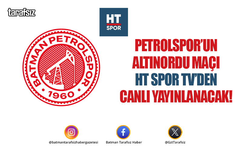 Petrolspor’un Altınordu Maçı HT Spor TV’den Canlı Yayınlanacak!