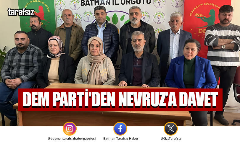 Dem Parti’den Nevruz’a Davet