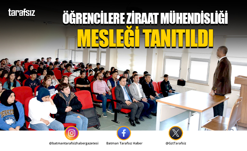 Öğrencilere Ziraat Mühendisliği Mesleği Tanıtıldı
