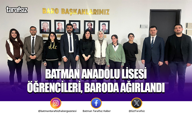Batman Anadolu Lisesi Öğrencileri, Baroda Ağırlandı