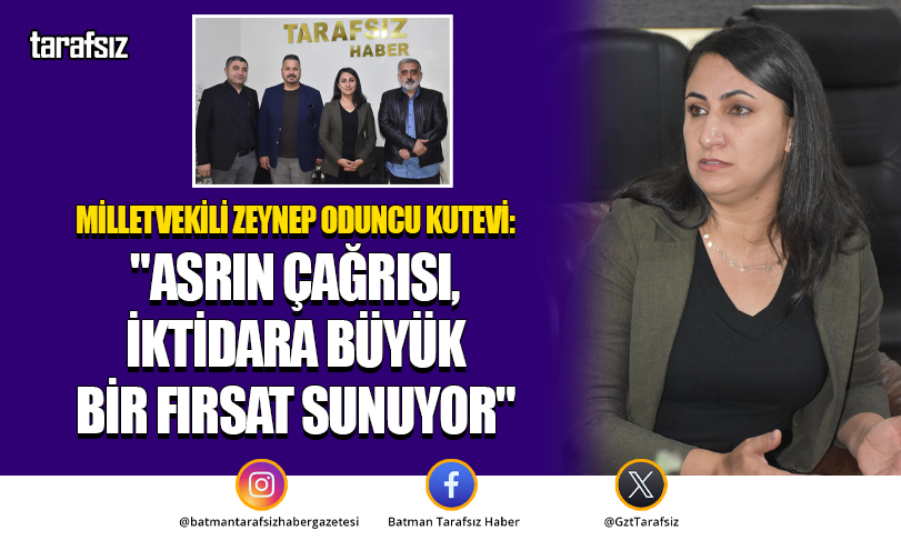 “ASRIN ÇAĞRISI, İKTİDARA BÜYÜK BİR FIRSAT SUNUYOR”