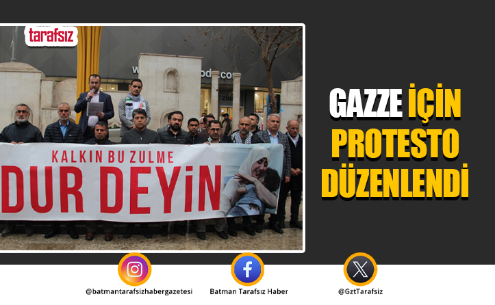 Gazze İçin Protesto Düzenlendi
