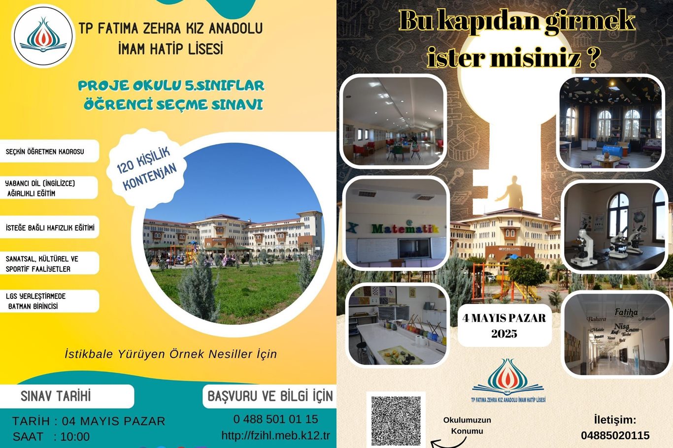 Fatıma Zehra Kız AİHL’de Proje Hafızlık Sınav Takvimi Açıklandı