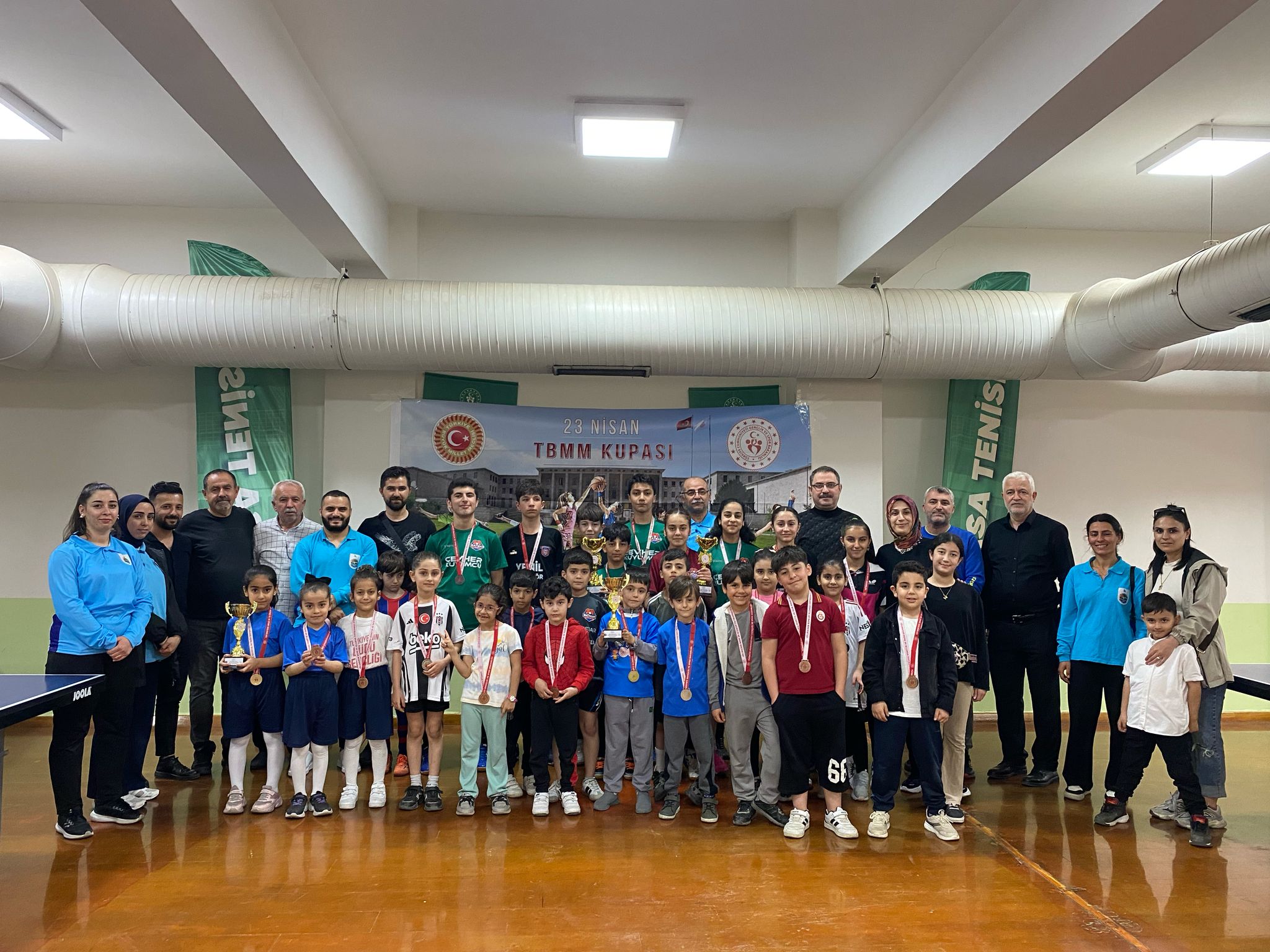 23 Nisan Masa Tenisi Turnuvası Tamamlandı