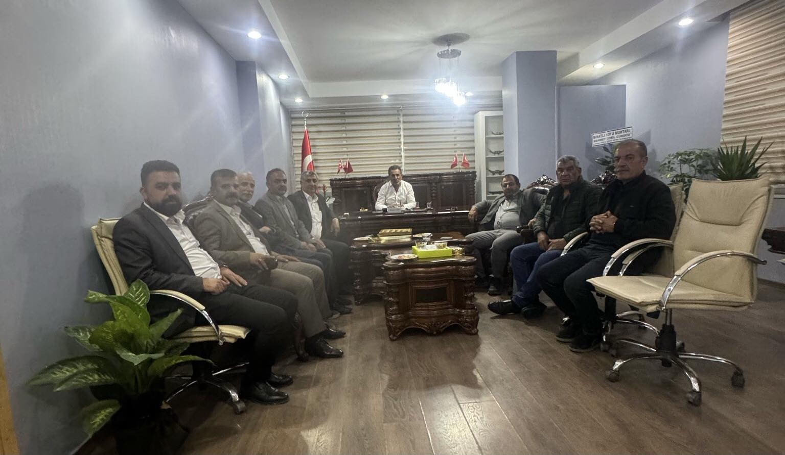 Başkan Akgül’e Muhtarlardan destek