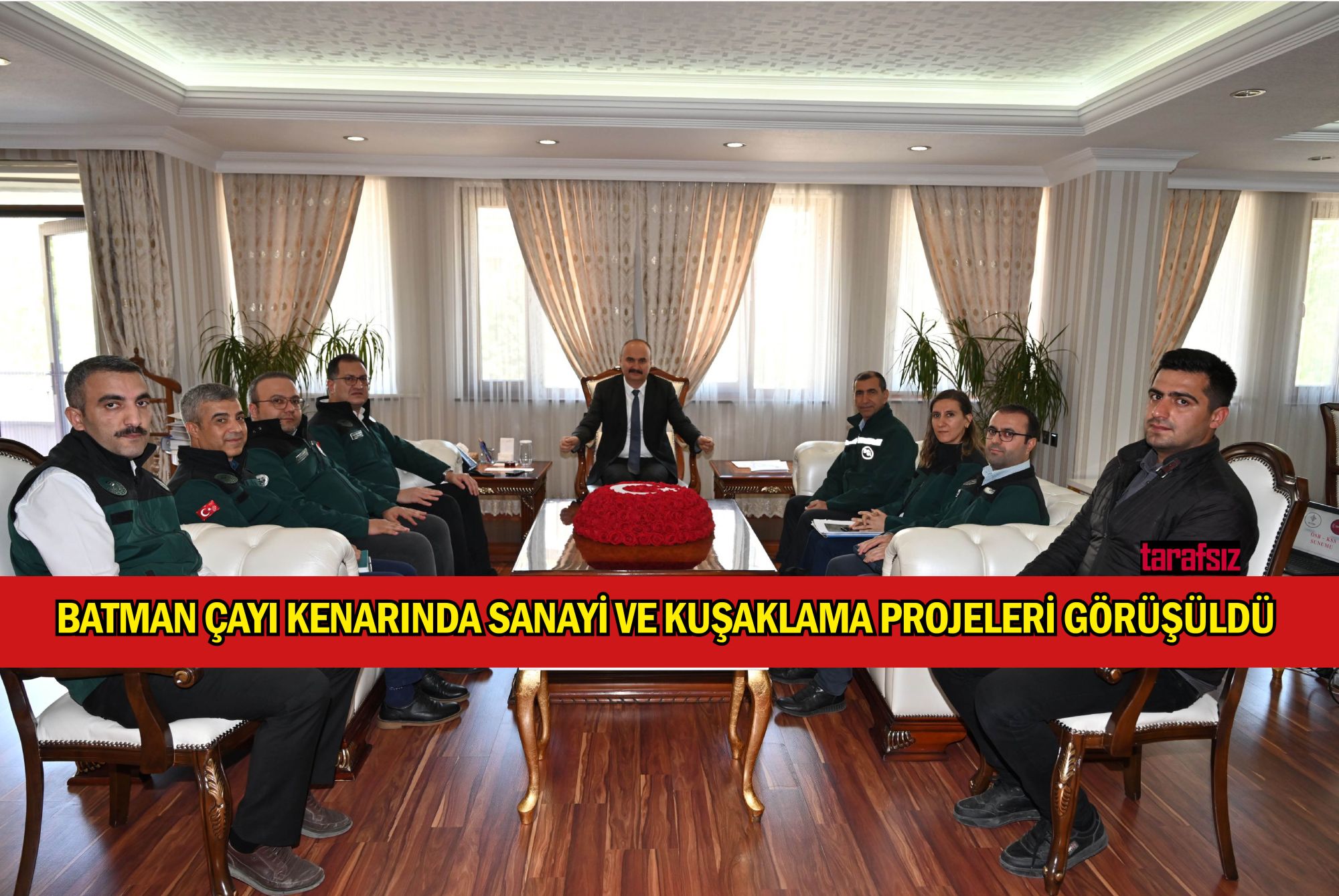 Batman Çayı Kenarında Sanayi ve Kuşaklama Projeleri Görüşüldü