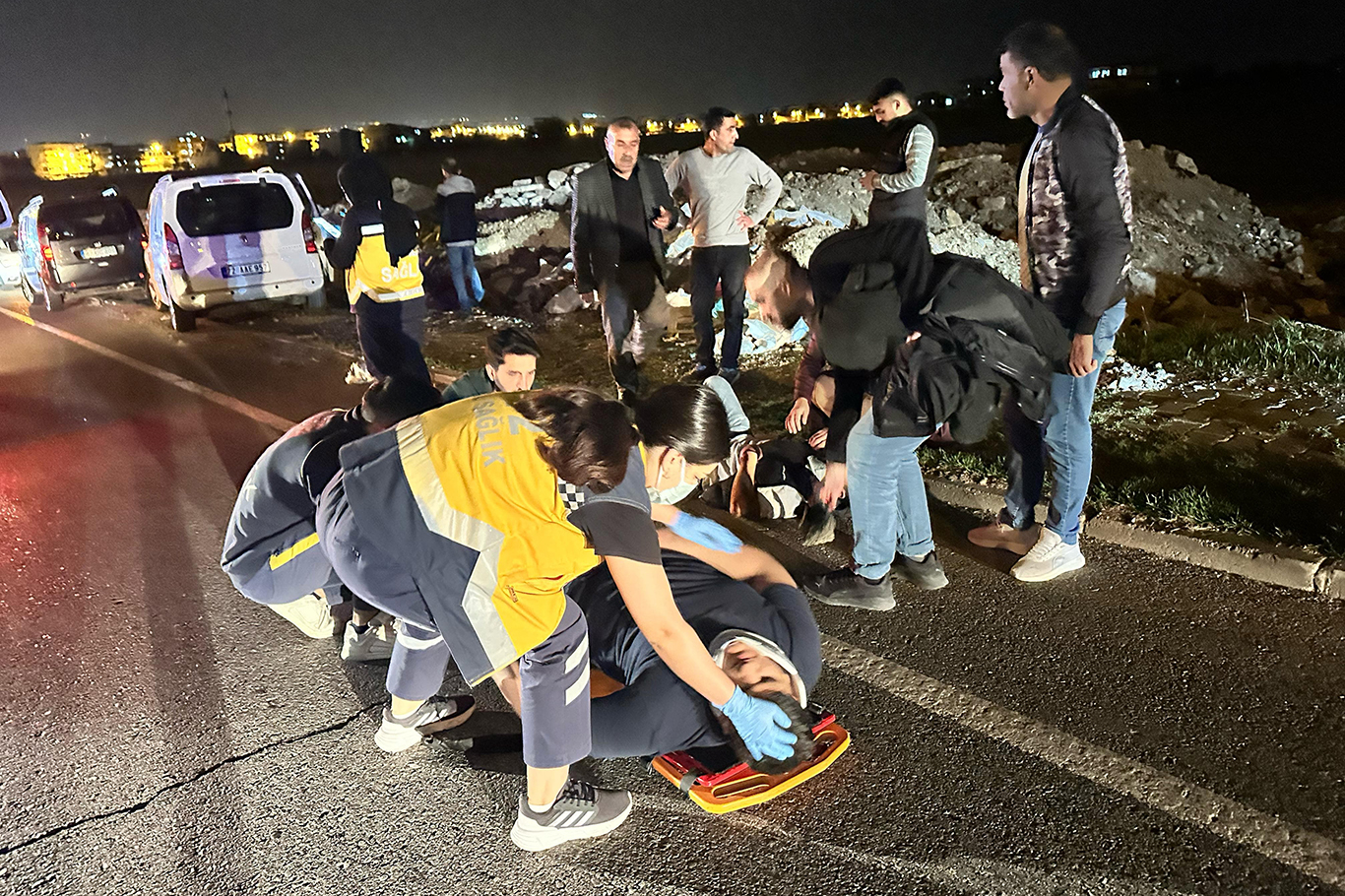 Batman’da Zincirleme Motosiklet Kazası: 4 Kişi Yaralandı