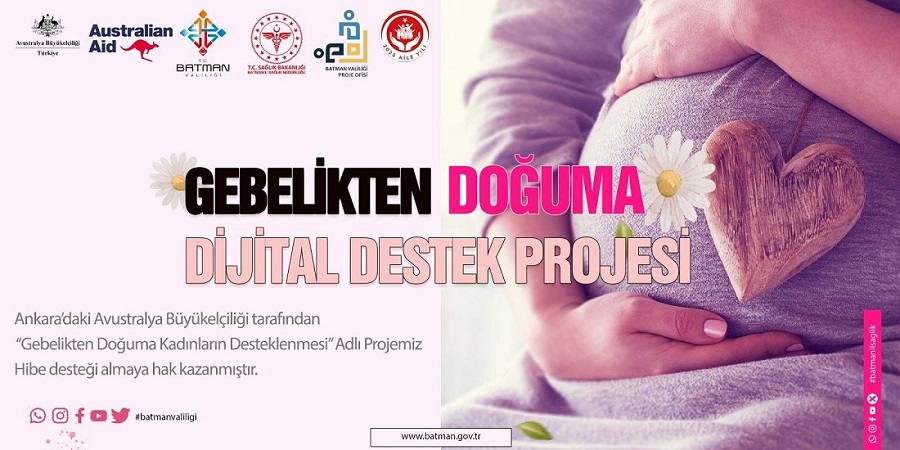 “Gebelikten Doğuma Dijital Destek” Projesi Başlatılıyor