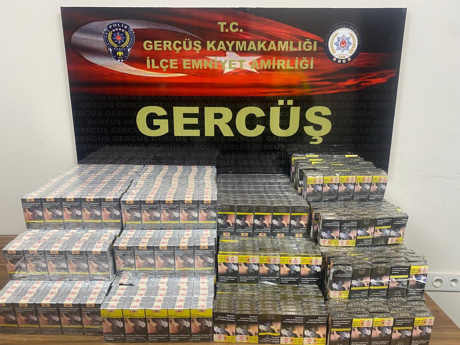 Gercüş’te Kaçak Sigara Operasyonu