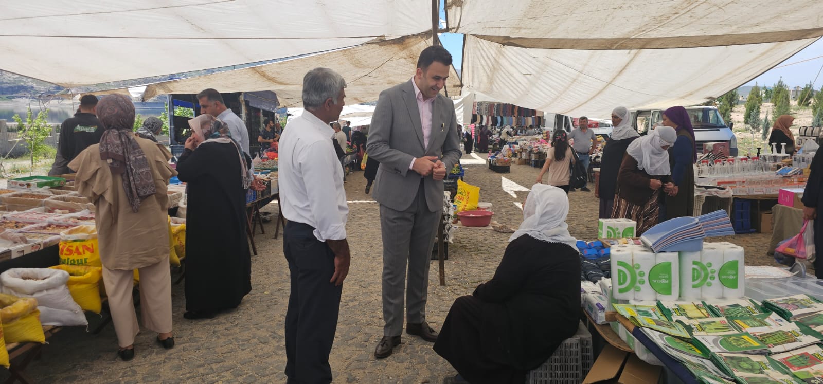 İmrak’tan Pazaryeri Esnaflarına Ziyaret