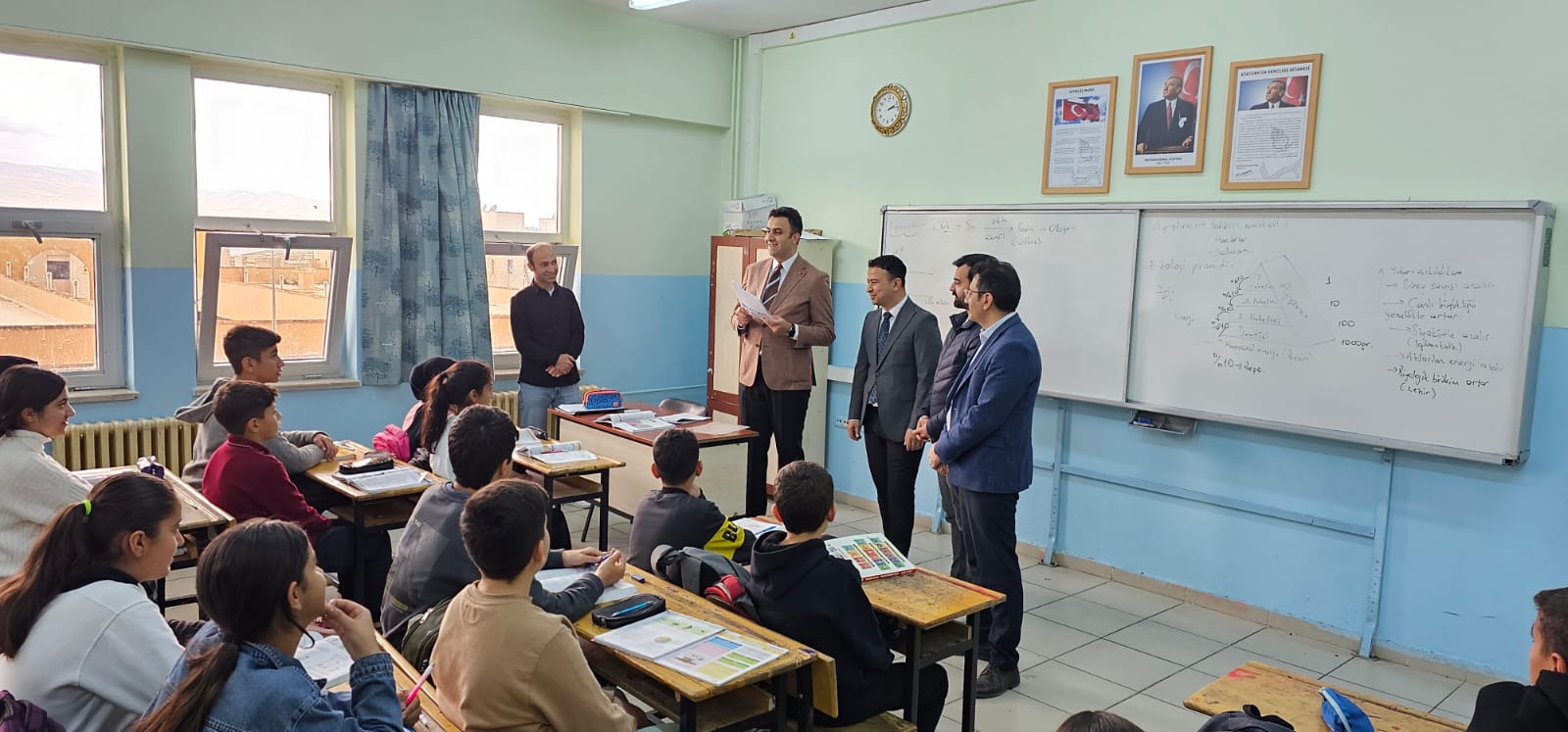 Kaymakam İmrak’tan Sınav Öncesi Öğrencilere Moral Ziyareti